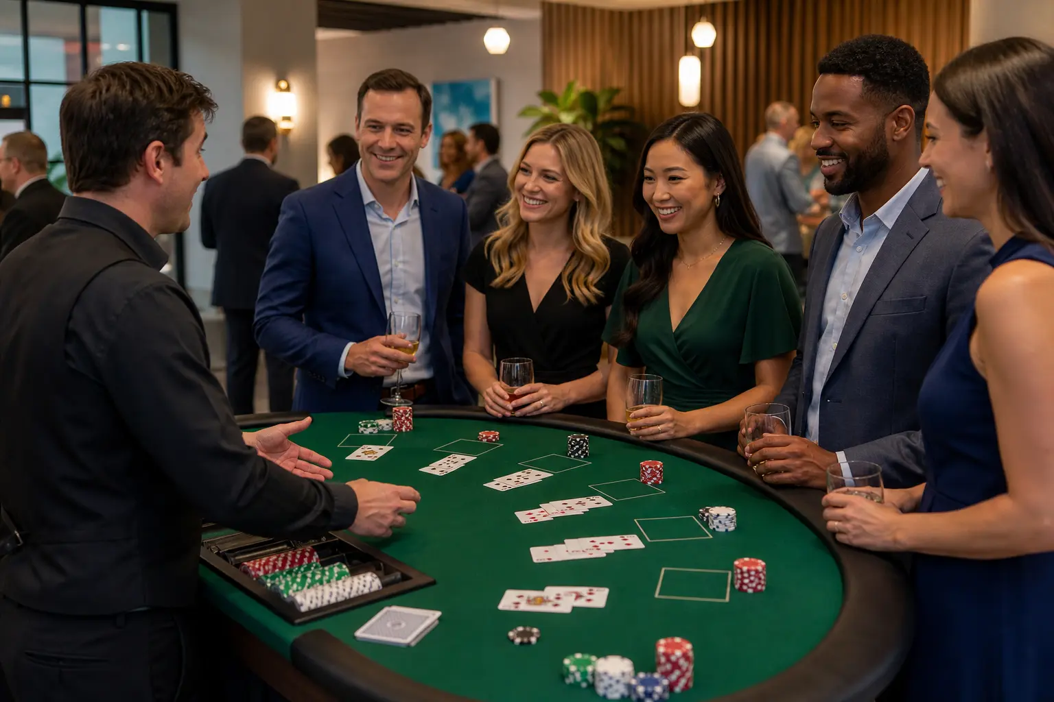Blackjack Table — interaktywna gra stołowa z gospodarzem